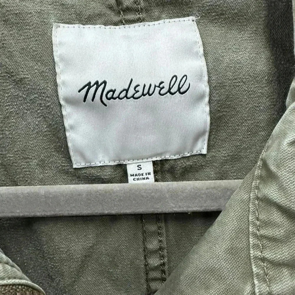 Madewell Women's Small Surplus‎ Jacket in Foliage Green - Picture 3 of 9